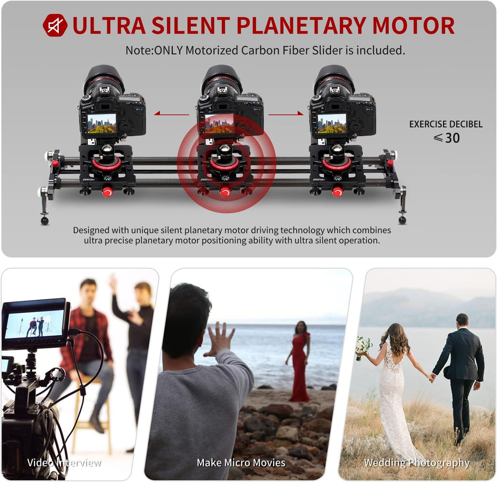 Motorized Carbon Fiber Camera Slider U12463