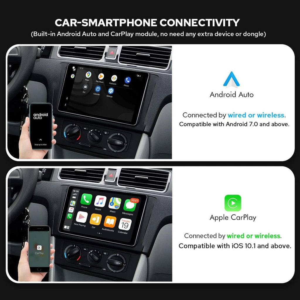 8 Inch Touch Screen Car Stereo with 4GB RAM 64GB ROM H5811
