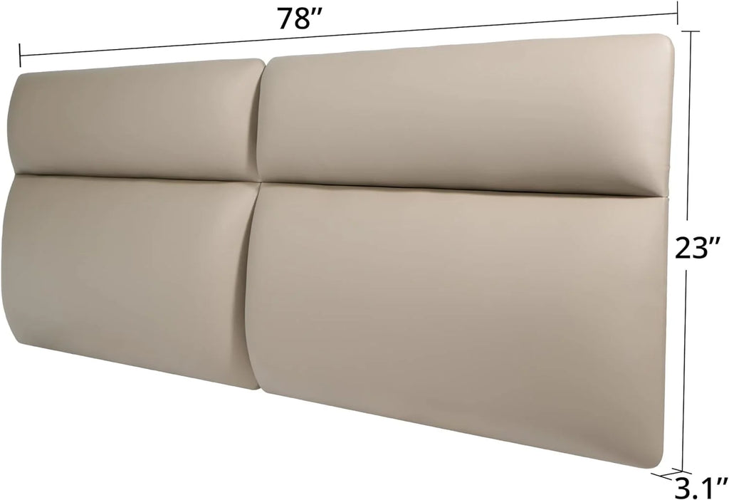 Faux Leather Upholstered Headboard King Size J6186
