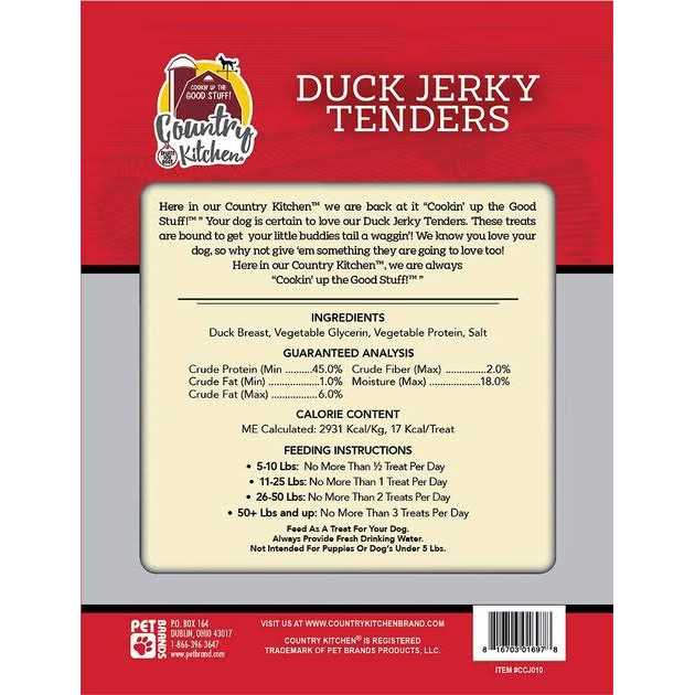 Duck Jerky Dog Treats D52055