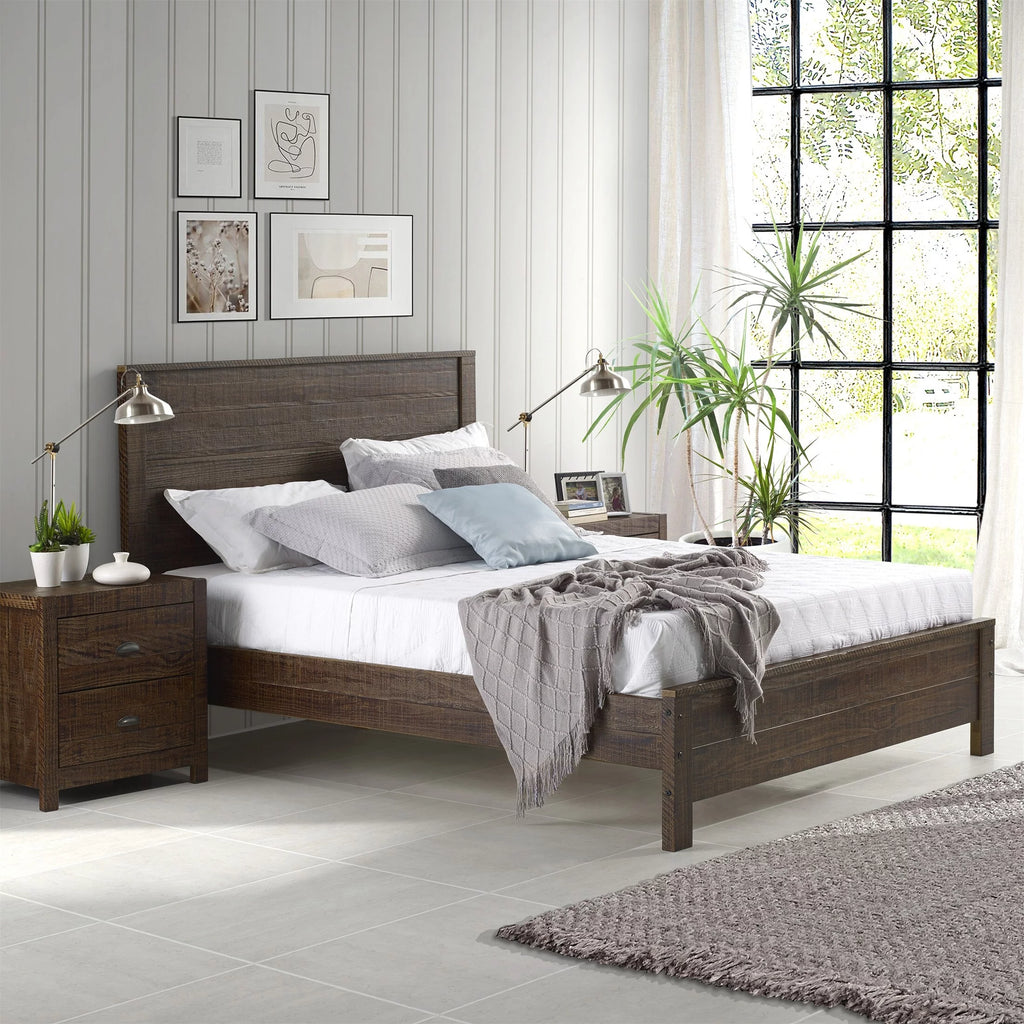Solid Pinewood Twin Size Bed E4768