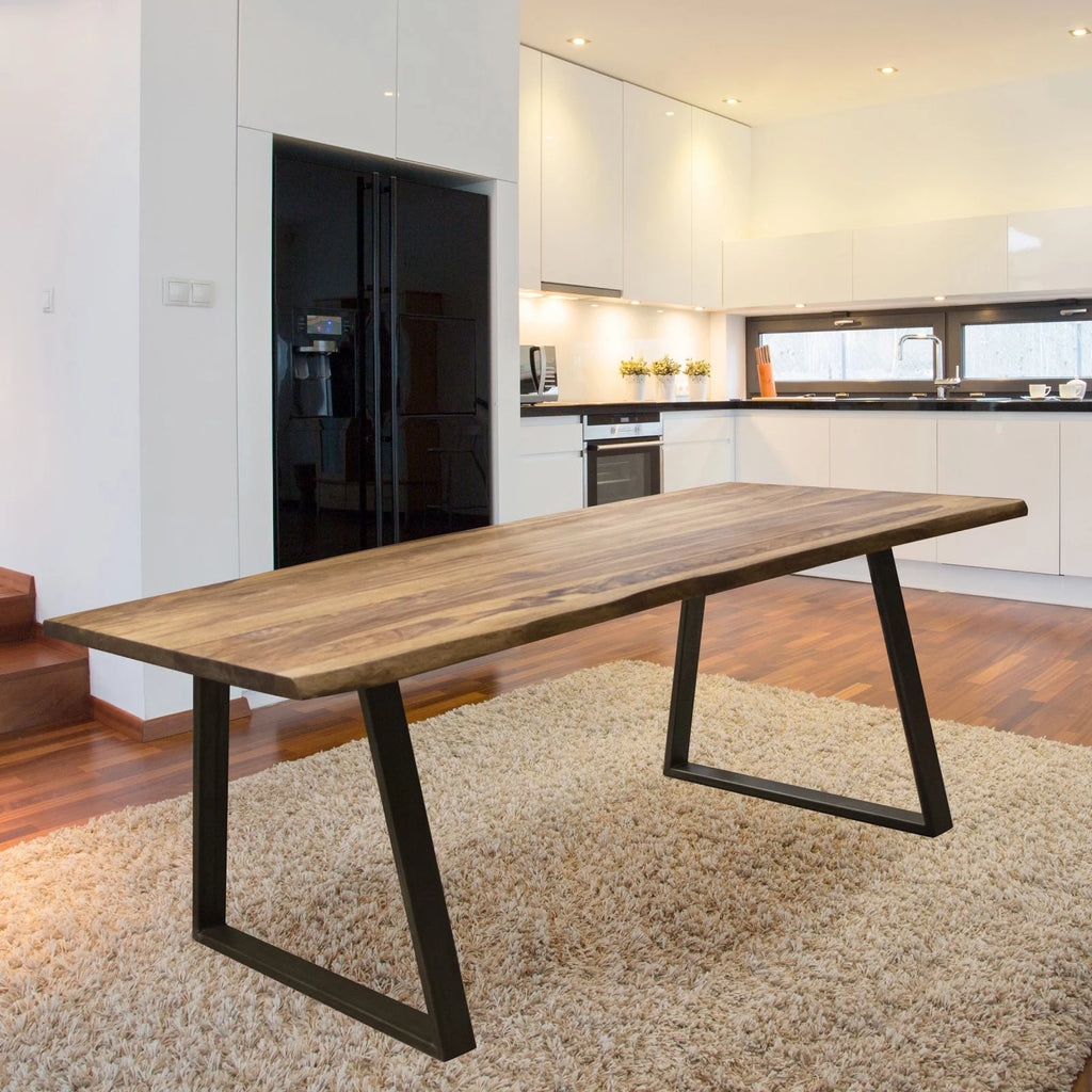 63-inch Sheesham Rosewood Finish Wood Top Dining Table A623936