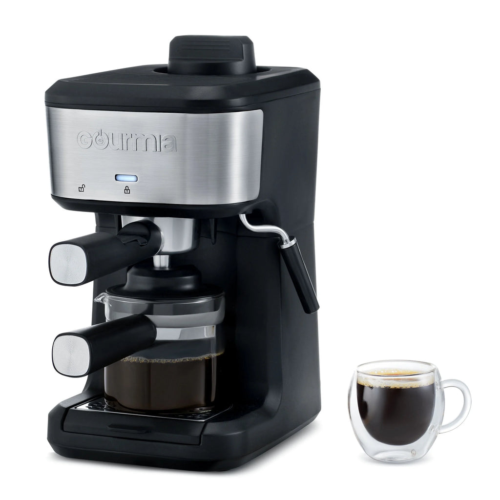 Steam Espresso, Cappuccino, and Latte Maker with Frothing Wand V58959