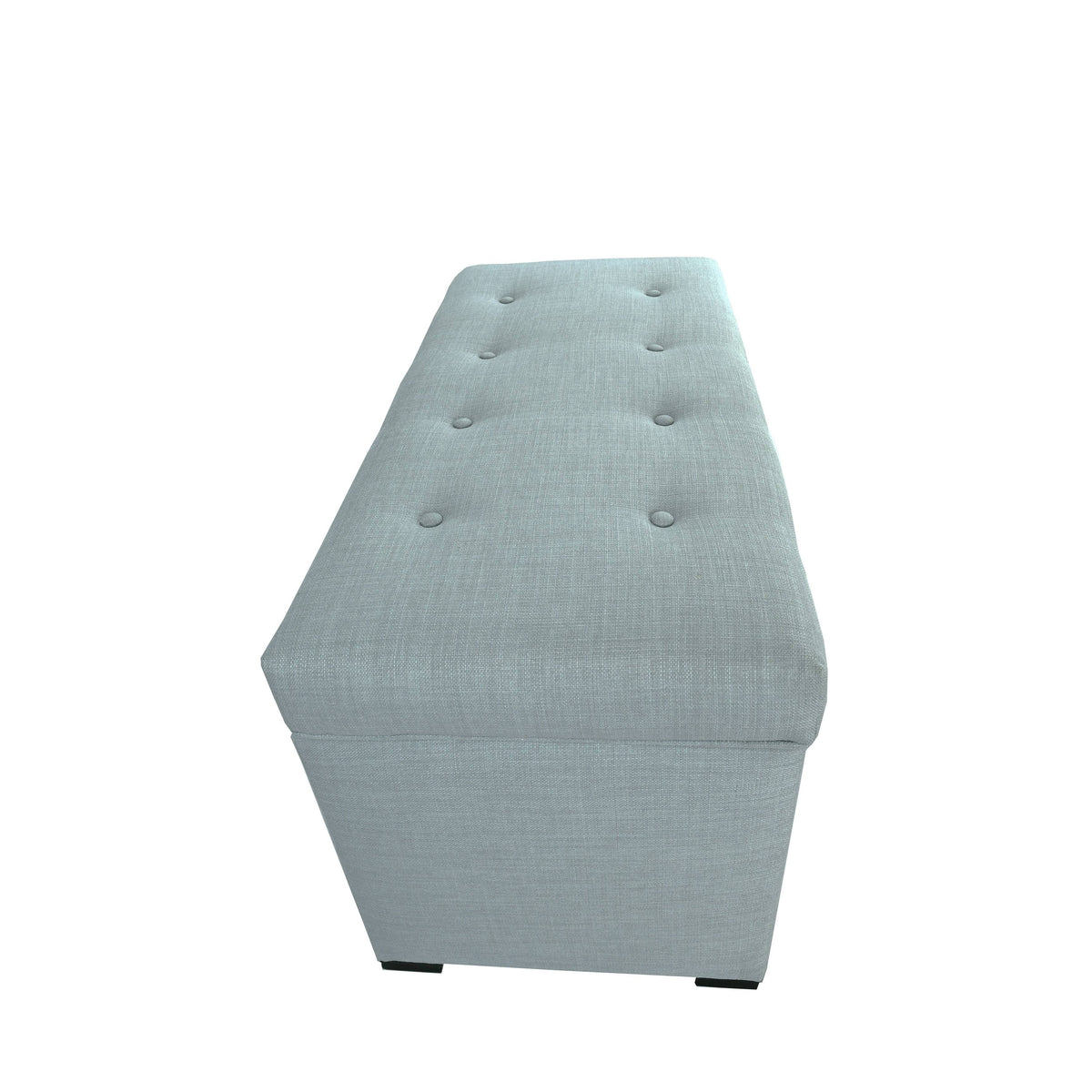 Tufted Storage Bench Gray Z751063