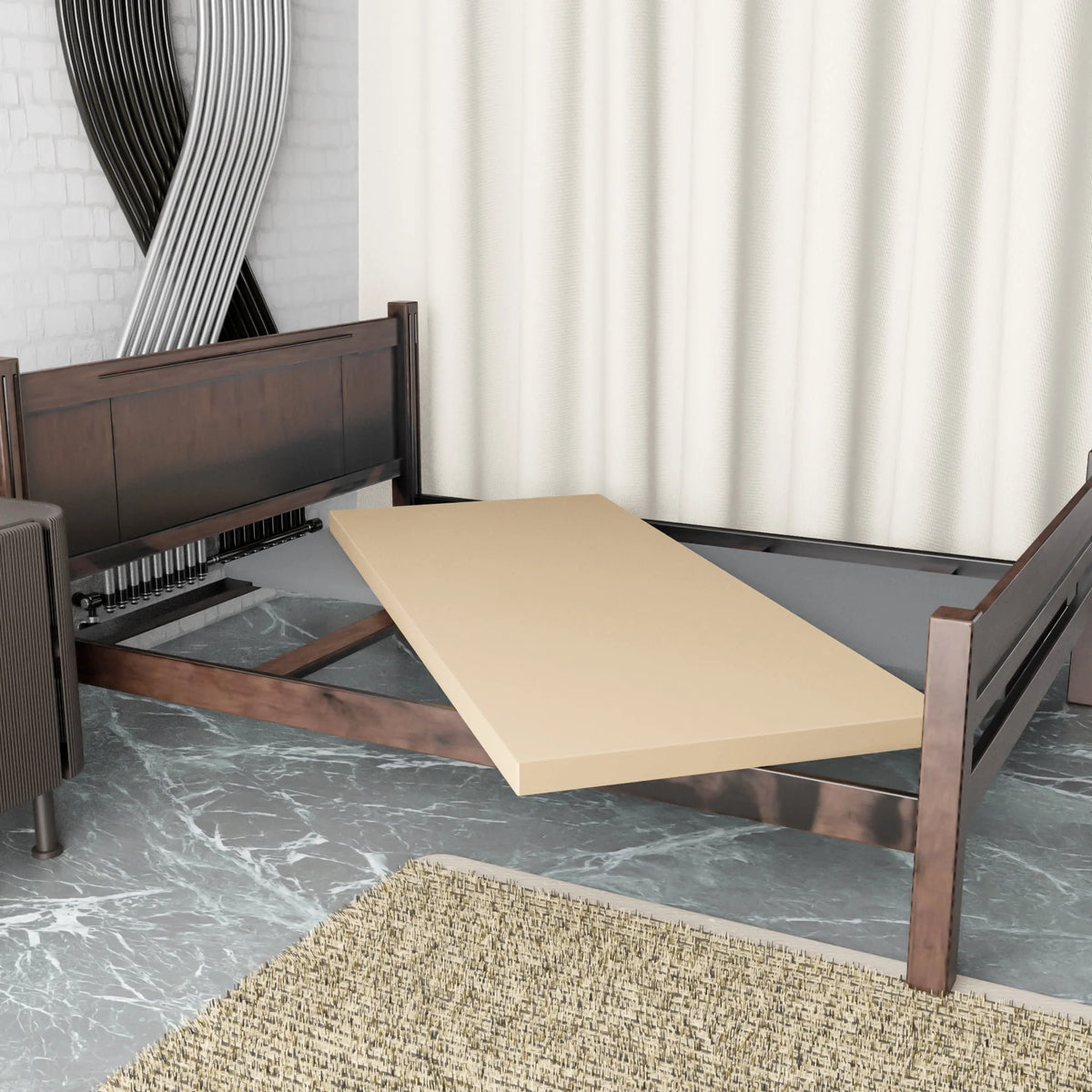 1.5 Split Wooden Bunkie Board O583