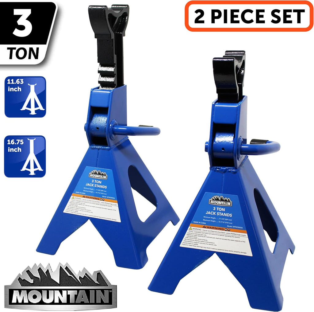 3 Ton Steel Jack Stands Pair T221