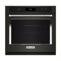 30 in. Single Electric Wall Oven with Convection Self-Cleaning in Black Stainless Steel O94095