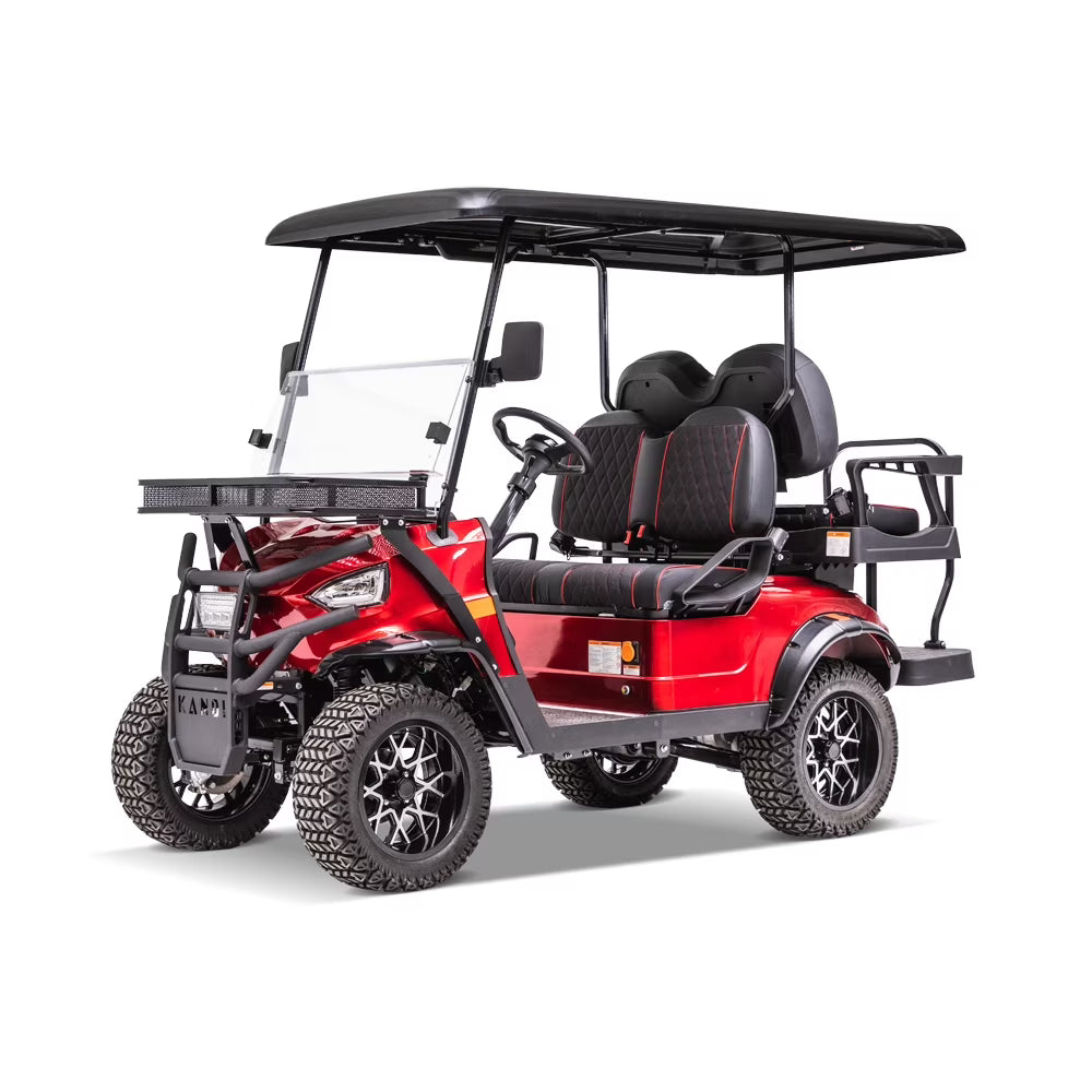 Red Electric Golf Cart W28799