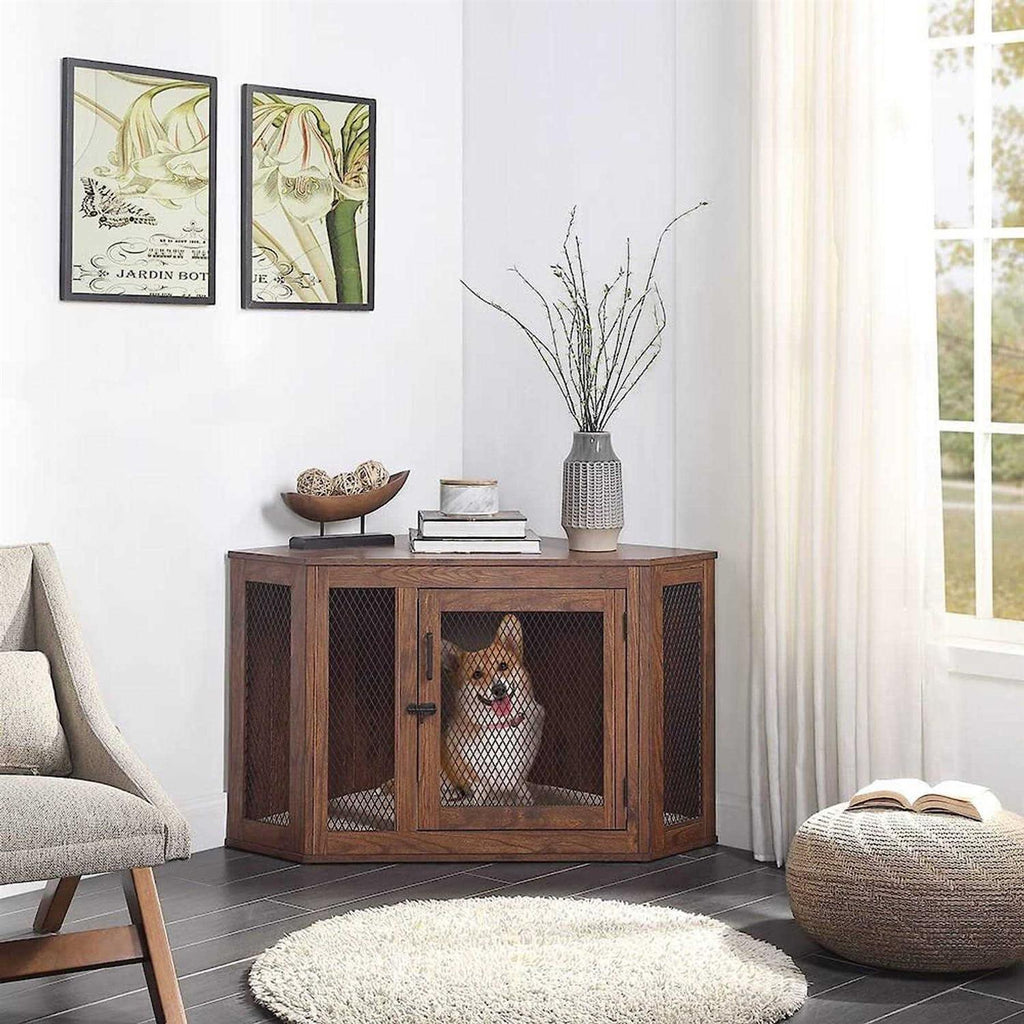 Corner Dog Crate O2287