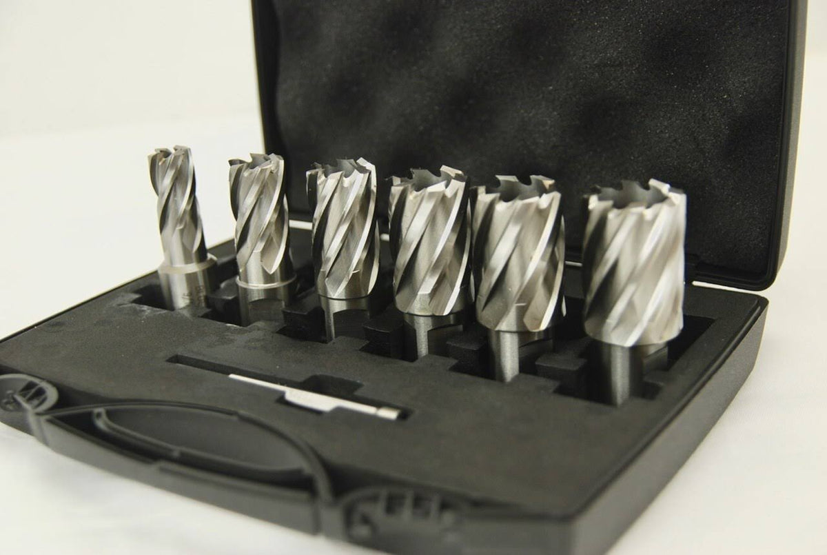 6 Piece HSS Annular Cutter Set with Centering Pin A902