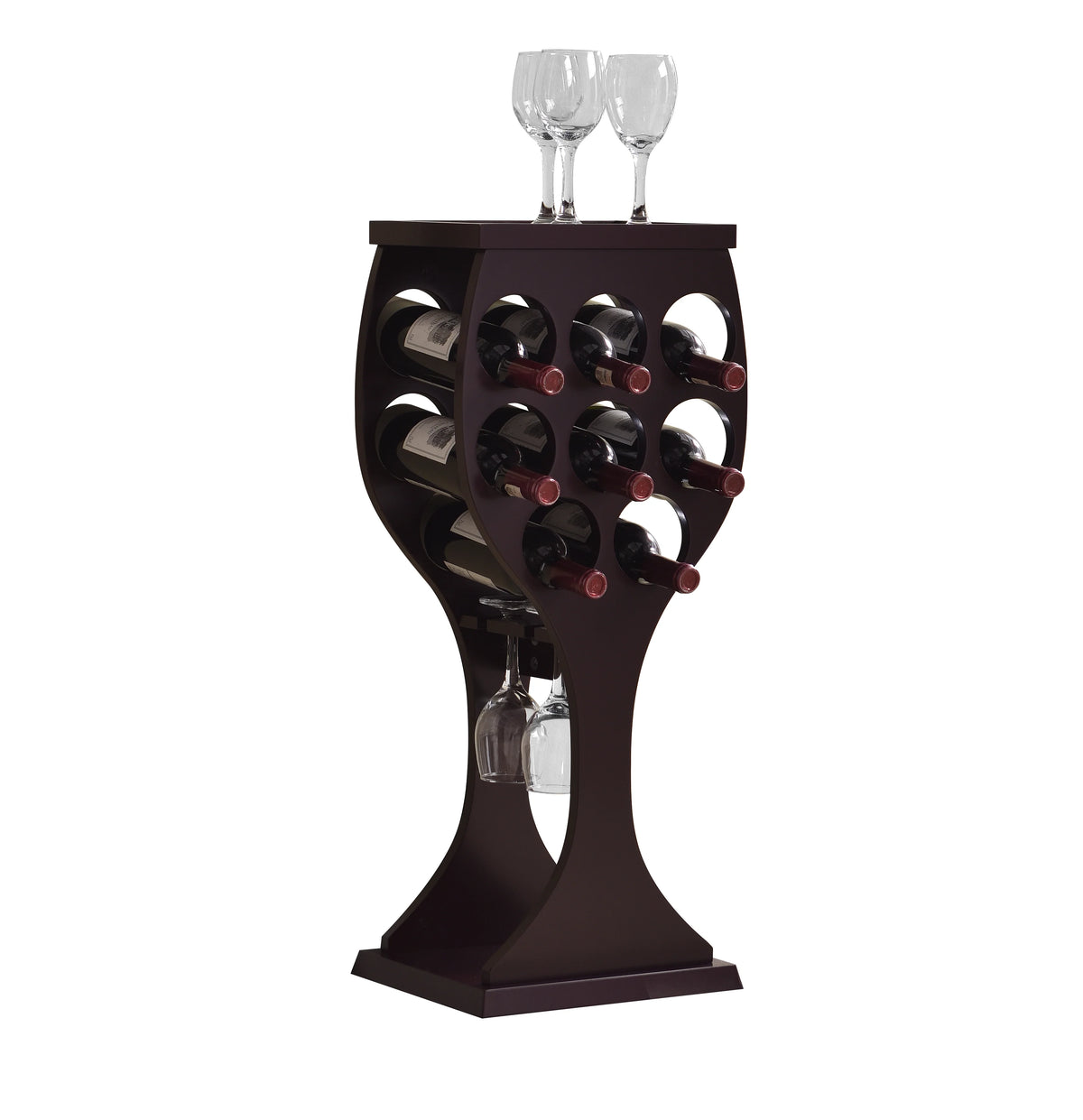 Freestanding Wine Rack & Cabinet M104
