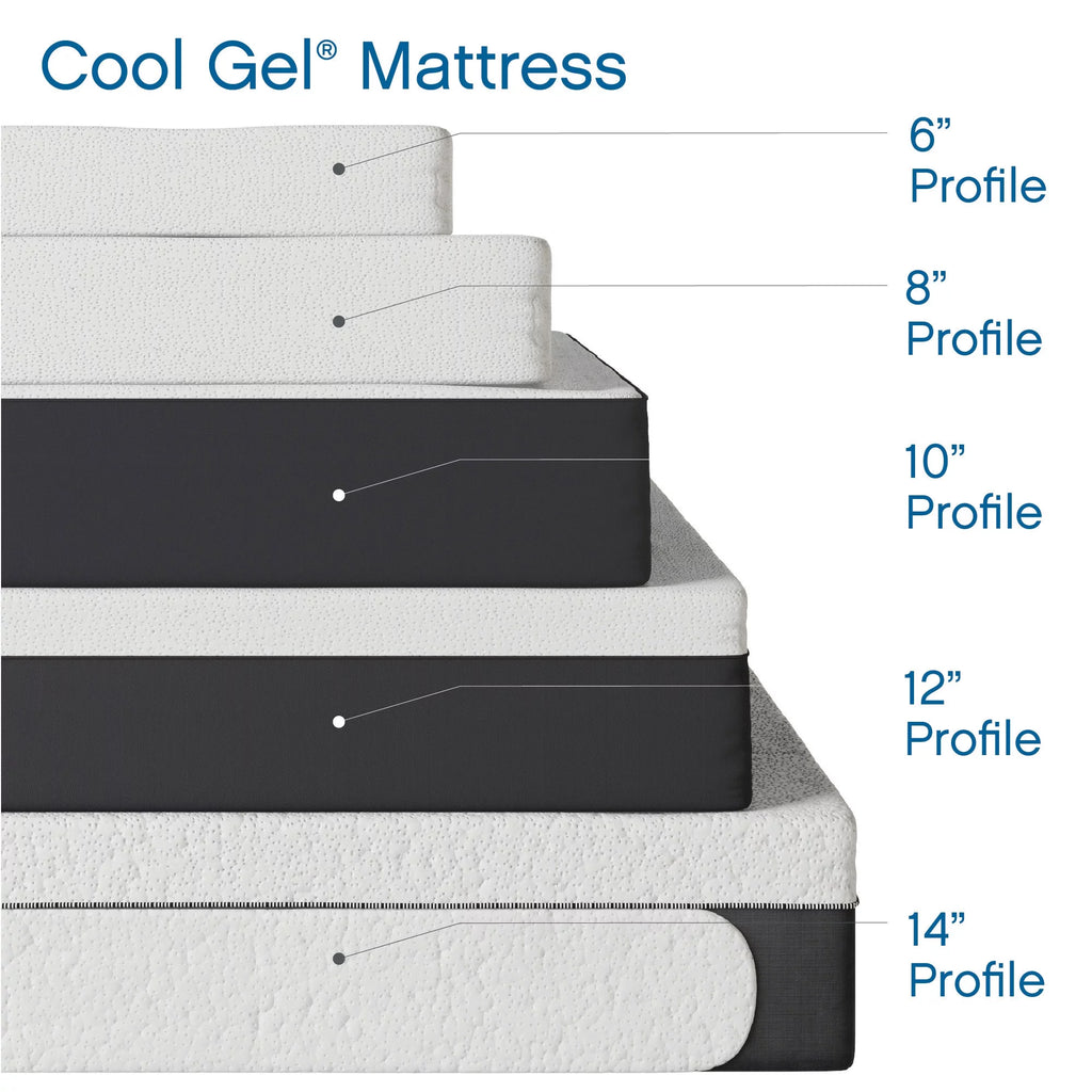 8 Gel Memory Foam Mattress, Twin N1116