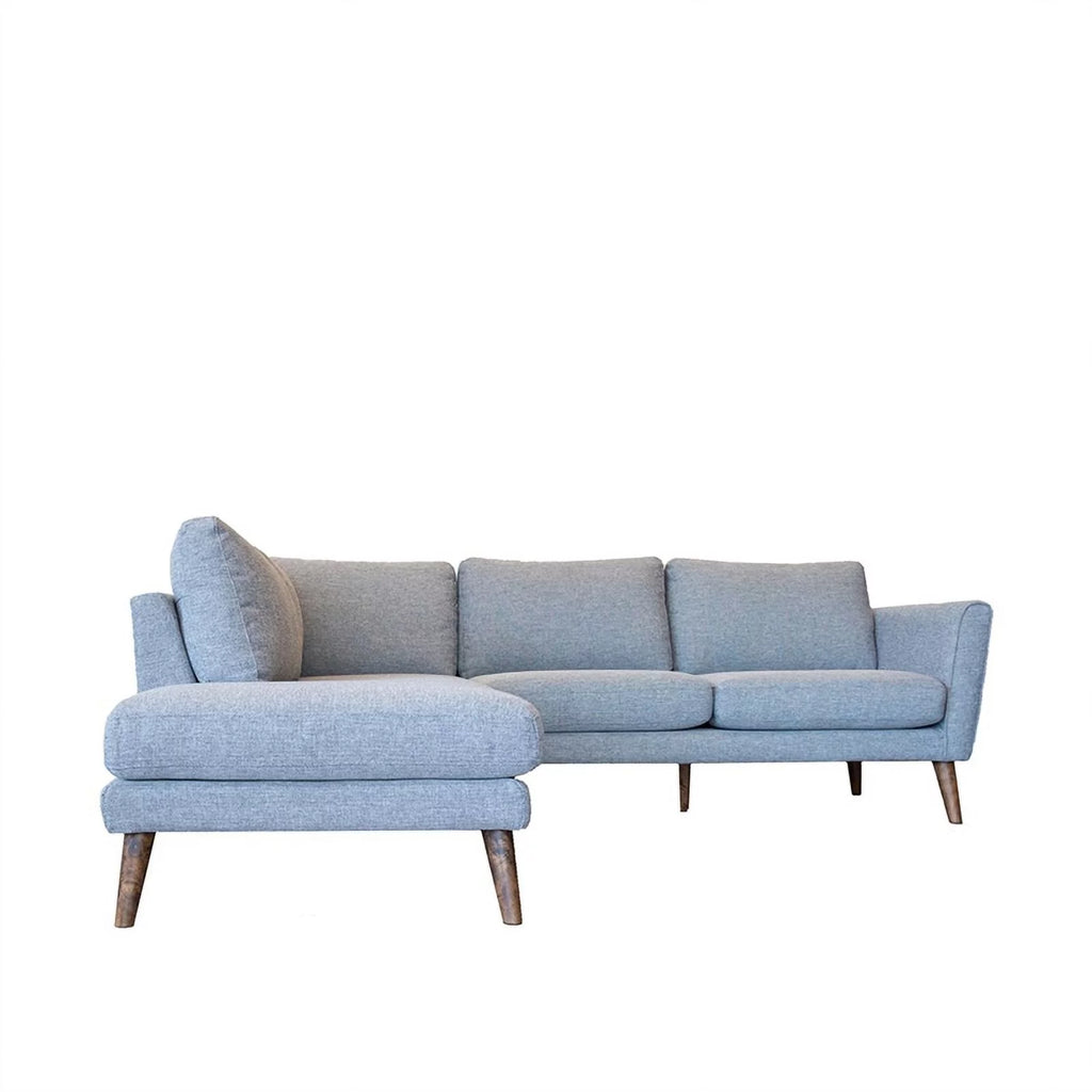 Light Gray Sectional Sofa Left Chaise I19783