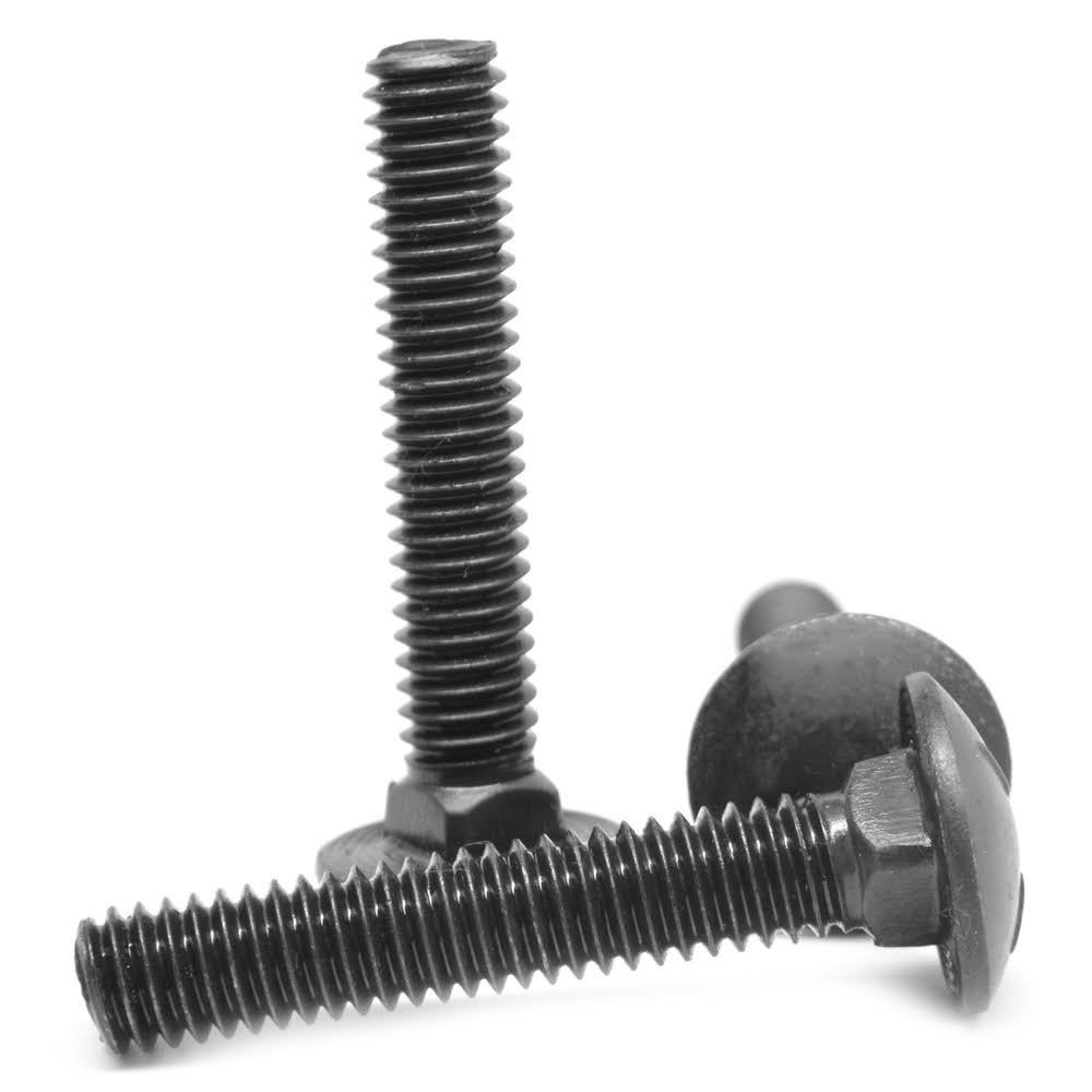 Coarse Thread Grade 5 Carriage Bolt Medium Carbon Steel Black Oxide Pk 25 P2822