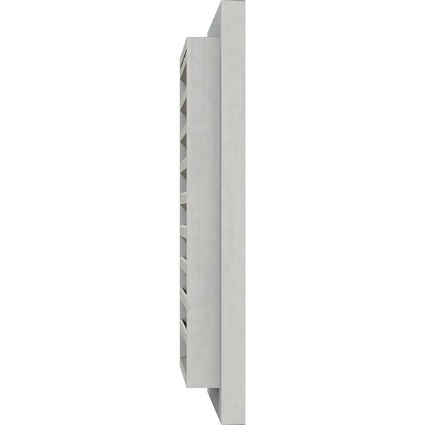 Primed Rough Saw Vertical Gable Vent L7615
