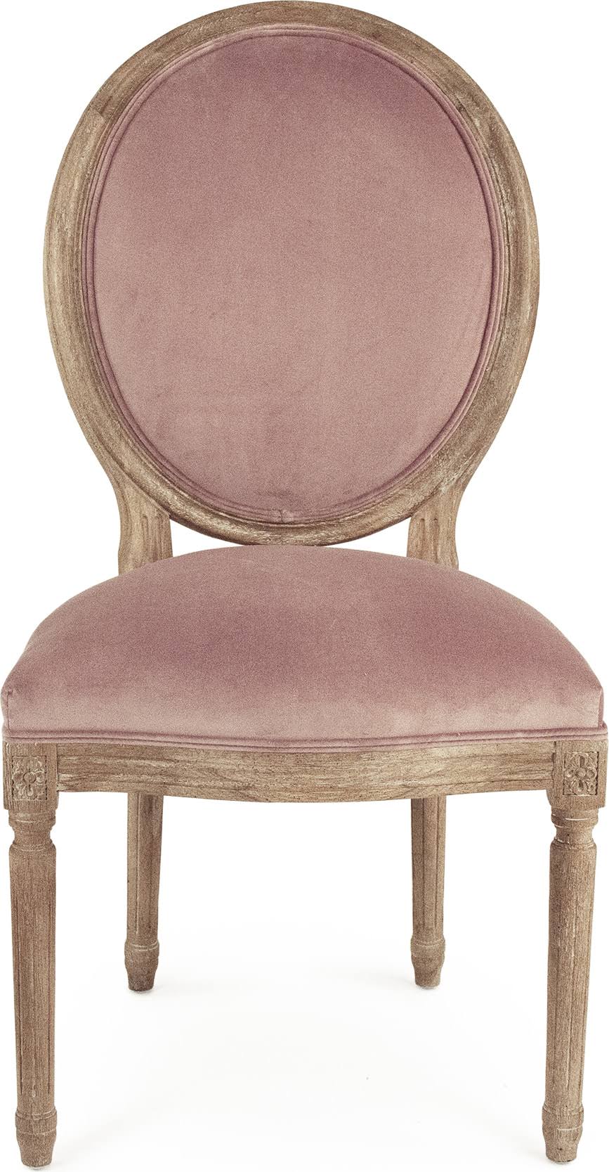 Dusty Rose Velvet Side Chair B172