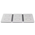 White Portable Electric Warming Tray with Temperature Control F8687