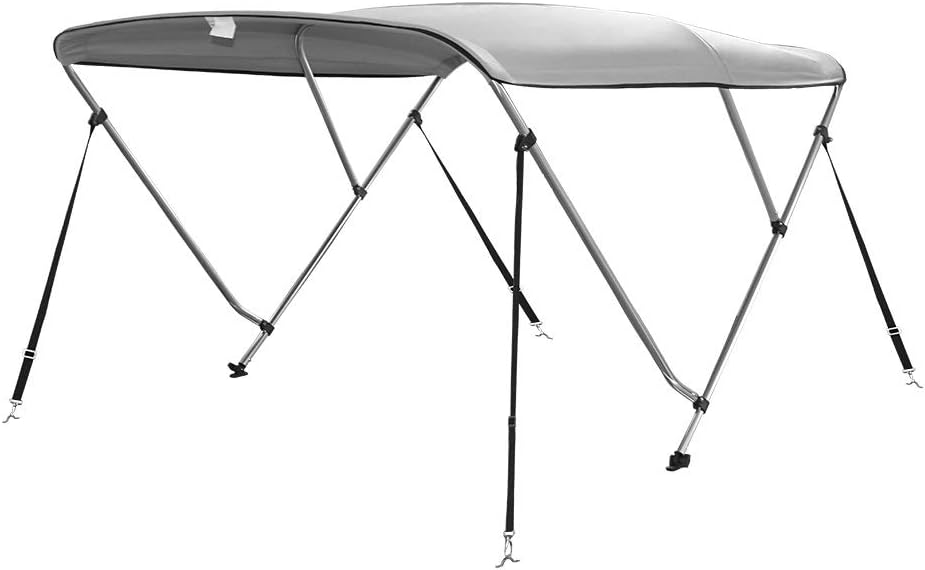 3 Bow Bimini Boat Top with Mounting Hardware, Storage Boot 36in Height P6965