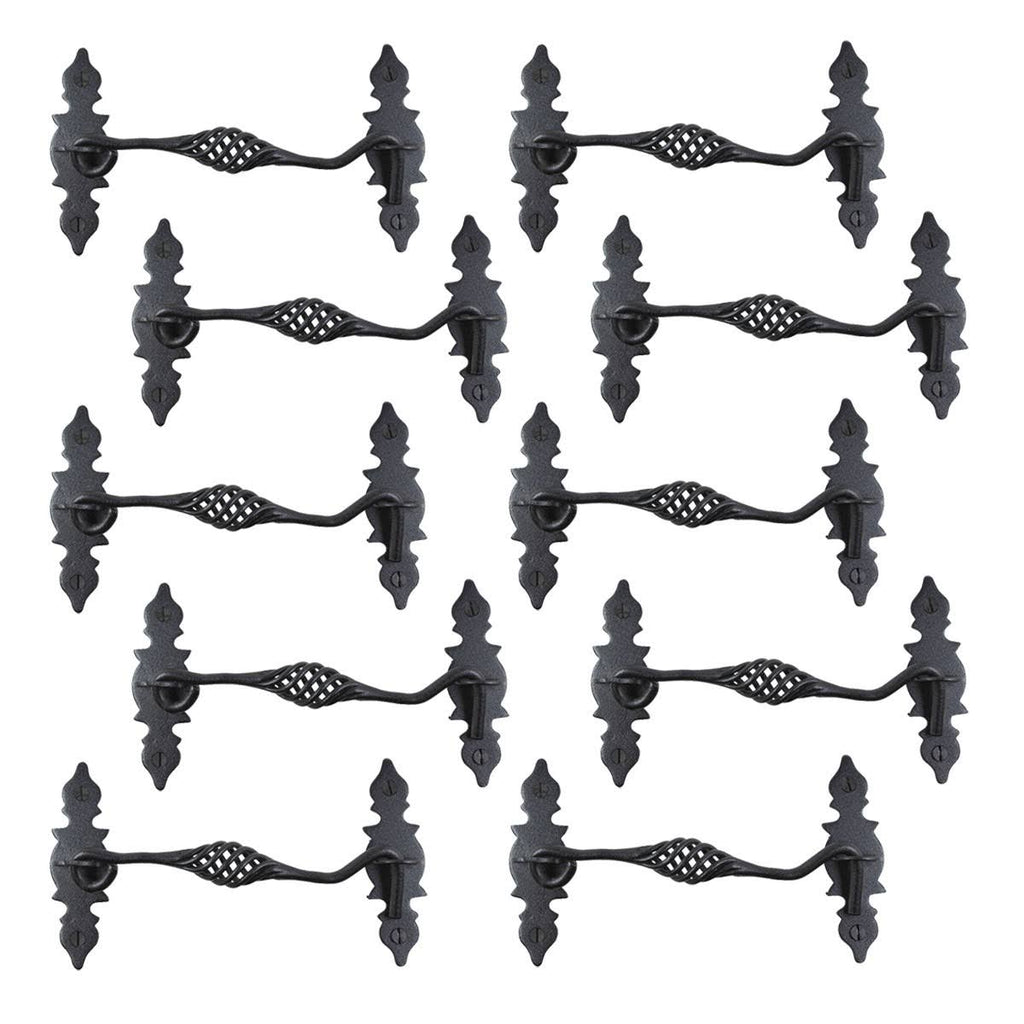 Black Wrought Iron Birdcage Cabin Hook I304363