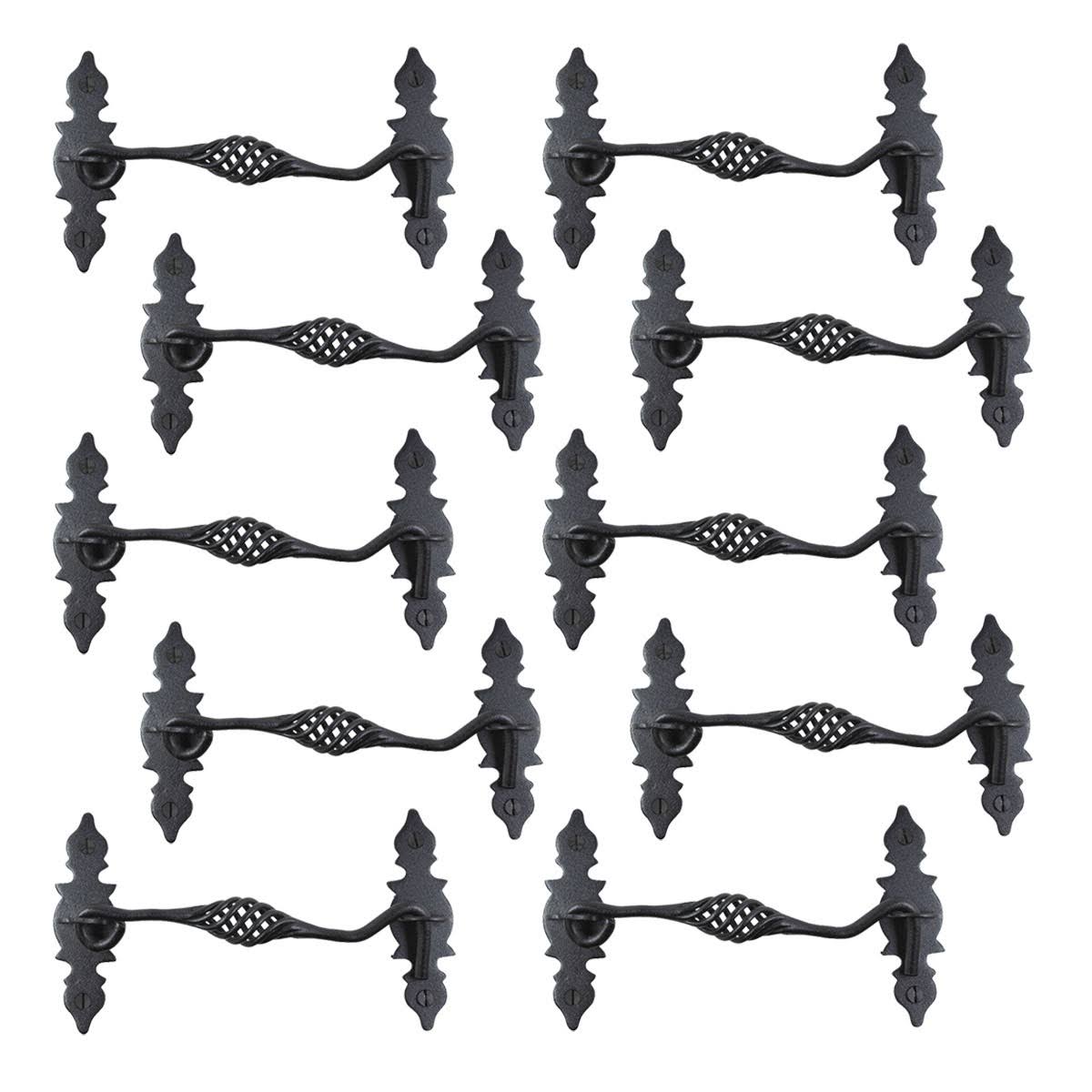 Black Wrought Iron Birdcage Cabin Hook I304363