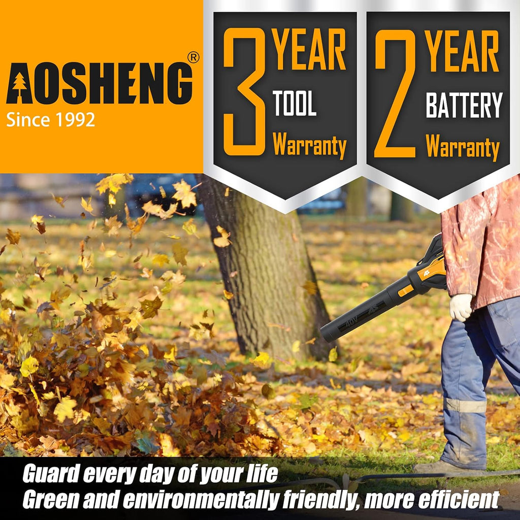 40V Cordless Leaf Blower with 2.5 Ah Battery & Charger, 530CFM B454