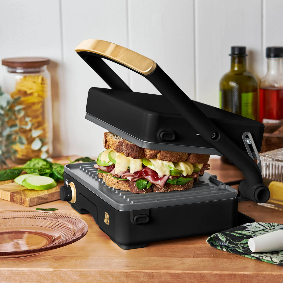 2-in-1 Panini Press & Grill G96499