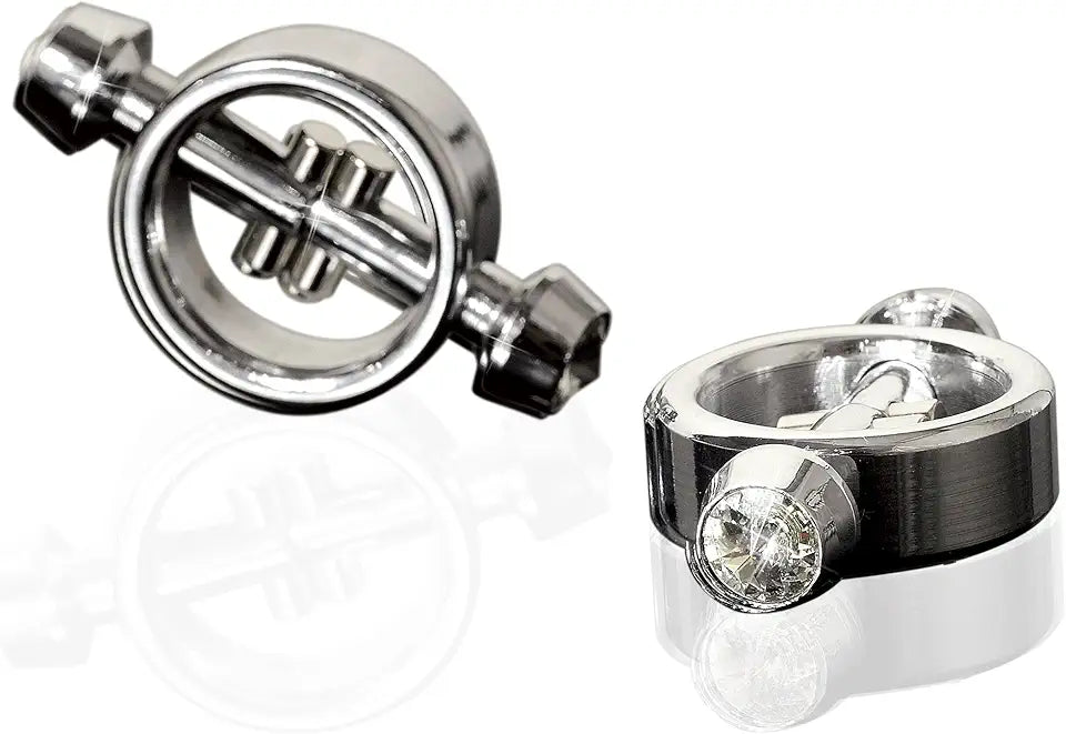 Magnetic Nipple Clamps Waterproof Silver E17883