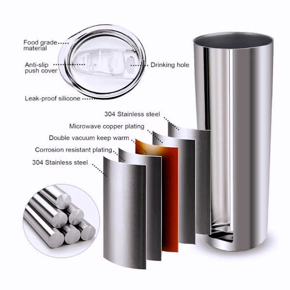 25 Pack 30oz Insulated Tumbler With Lids and Straws A656868