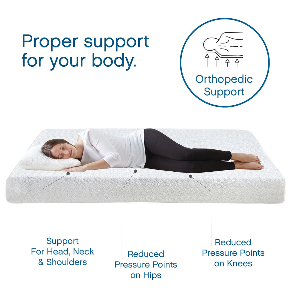 8 Gel Memory Foam Mattress, Twin N1116