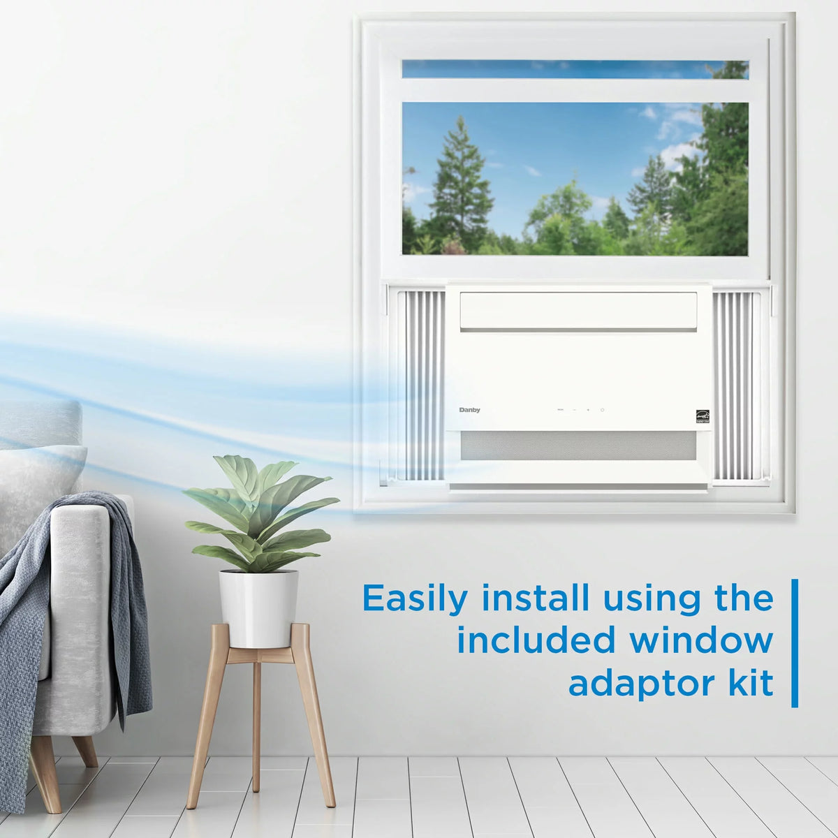 12,000 BTU White Window AC R1480