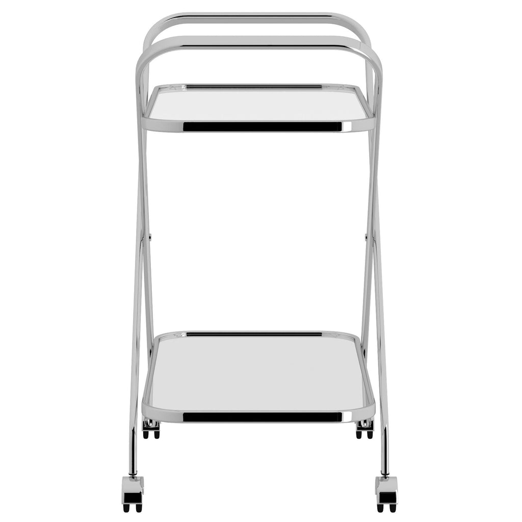 Black 2-Tier Bar Cart F33355