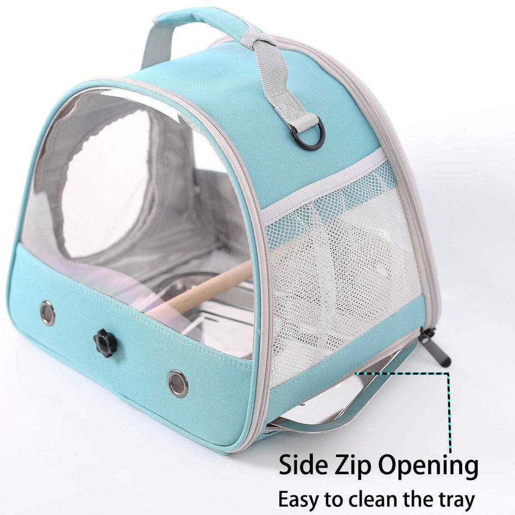 Small Bird Cage with Standing Perch and Stainless Steel Tray Z1682