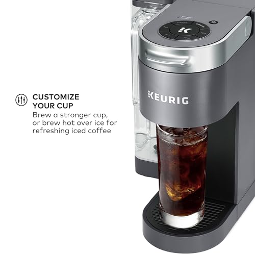Single Serve K-Cup Pod Coffee Maker, 4 Brew Sizes, Black W64020