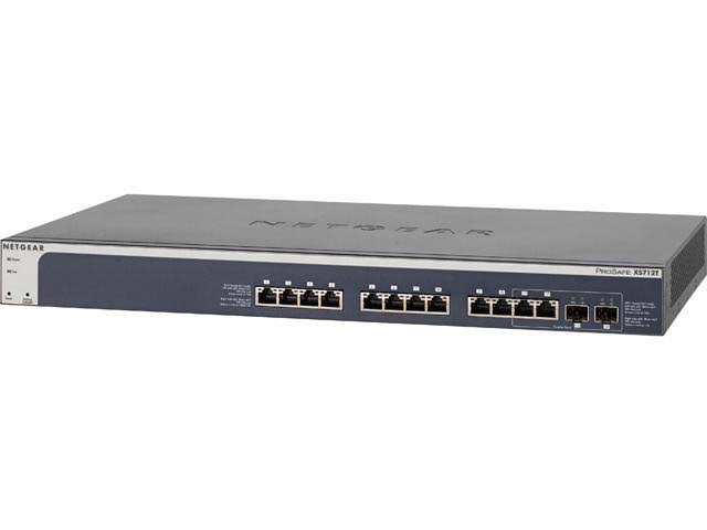 12 10GBase-T Ports 2 Shared 10 Gigabit SFP+ Ports Smart Managed Switch I854911