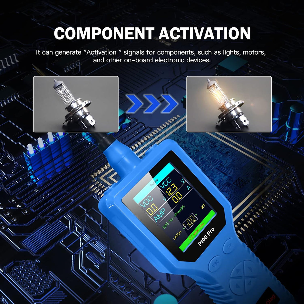 9v-30v Automotive Circuit Tester Multimeter Voltage Detector Power Circuit Probe Kit L521