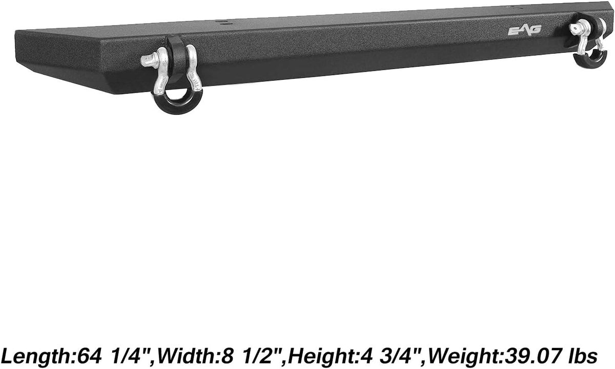 Black Textured Front Bumper M667