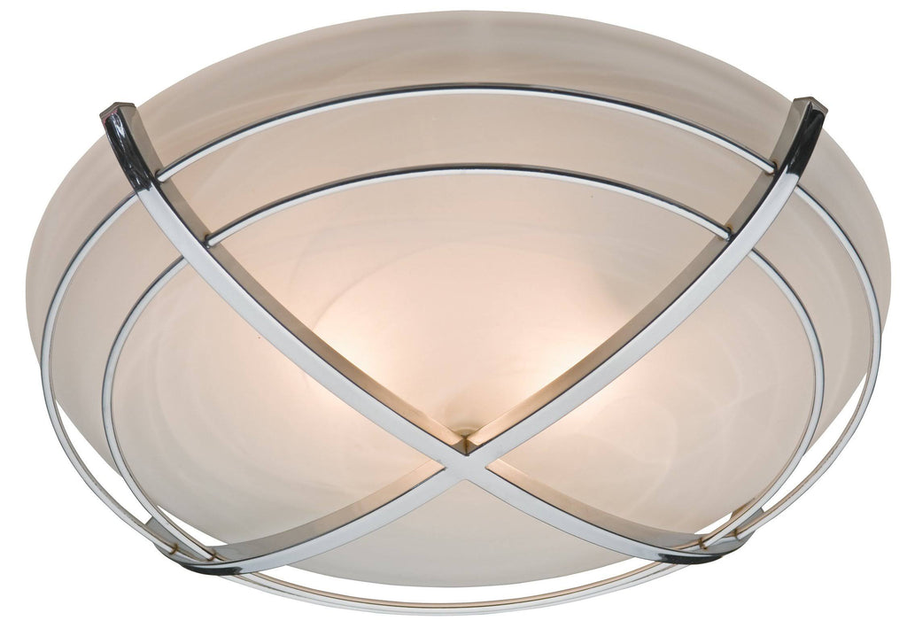Cast Chrome Bathroom Exhaust Fan and Light D3025