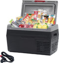 12V 50L Portable Car Refrigerator Freezer with Wheels Z658925