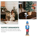 Walnut Nutcracker Doll Home Desktop Decor X7872