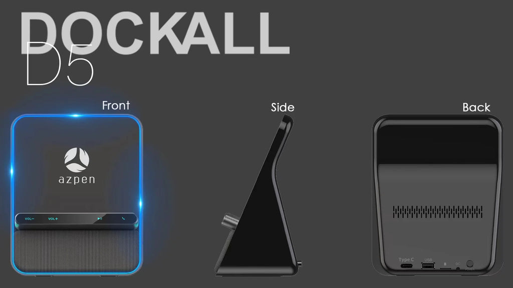 Wireless Charging Bluetooth Speaker with Handsfree Call B519