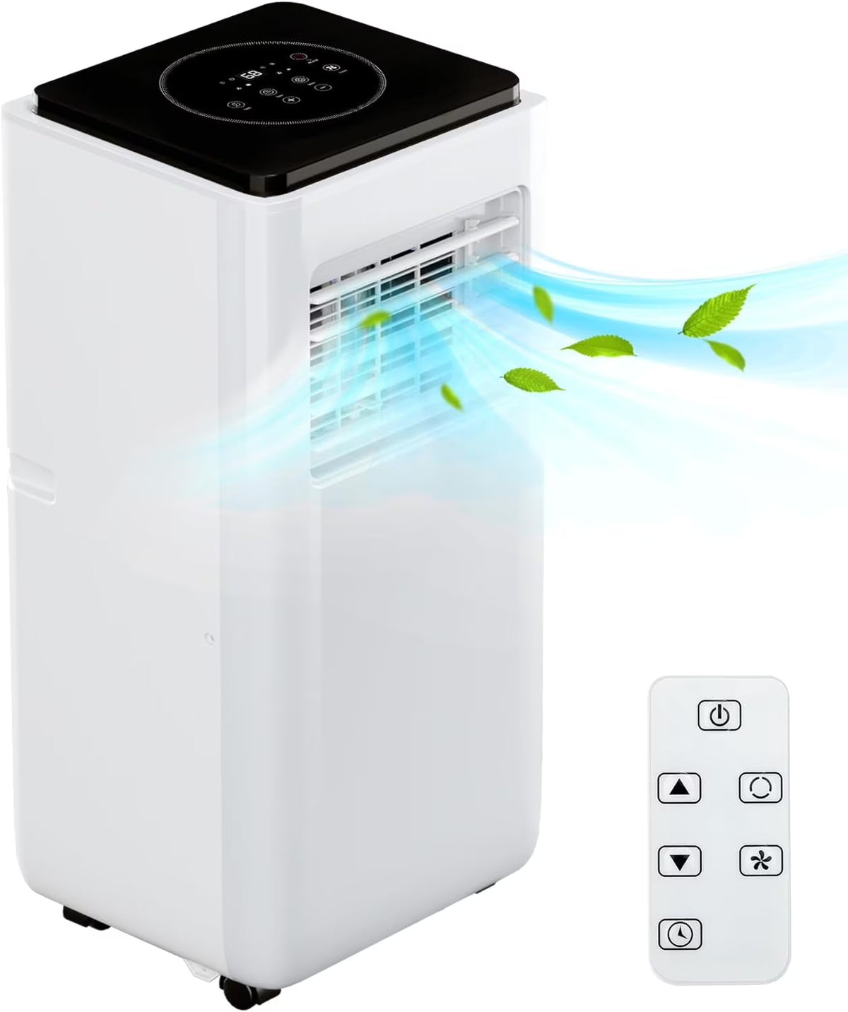 10000 BTU Portable Air Conditioner with Remote Control, White T23676