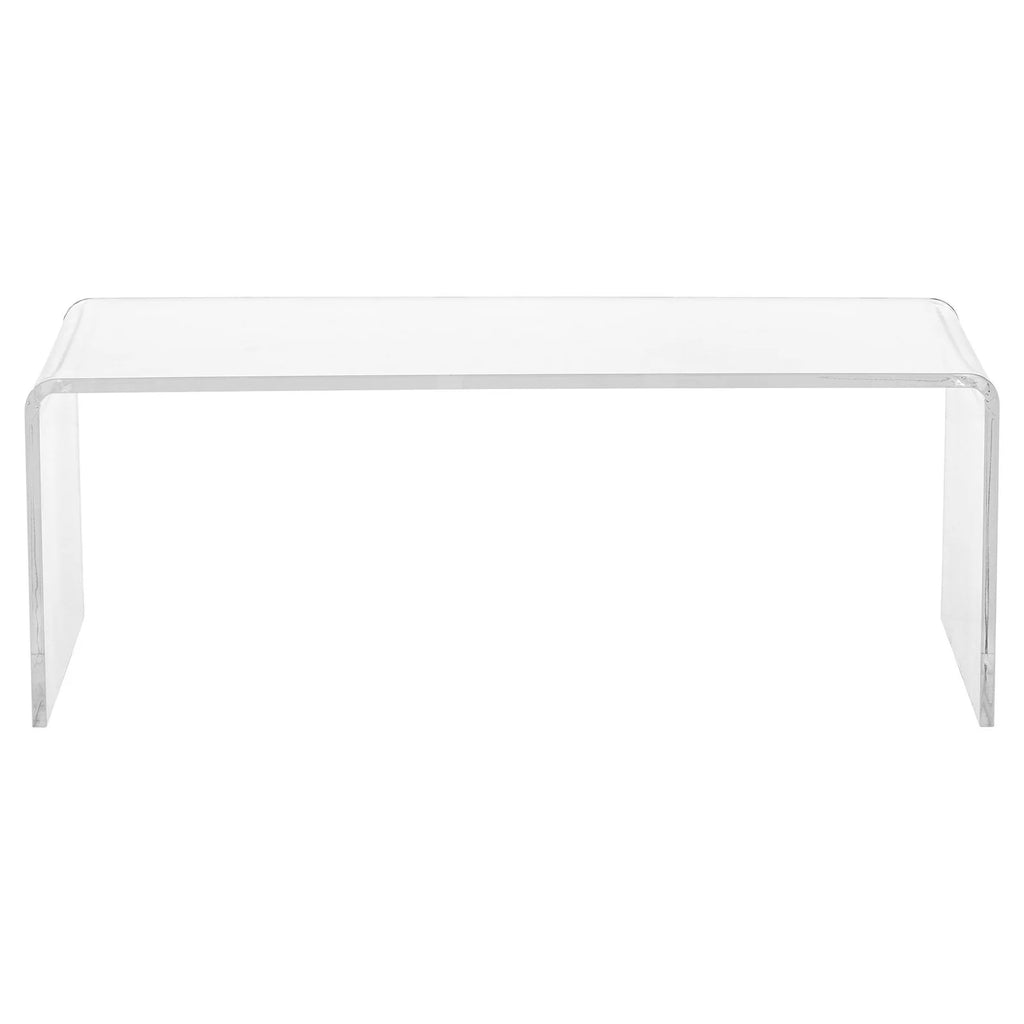 Lucite and Acrylic Coffee Table in Clear F86149