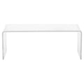 Lucite and Acrylic Coffee Table in Clear F86149