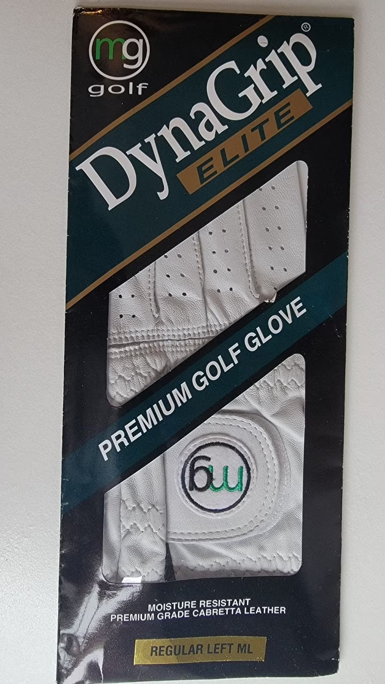 White Leather Golf Glove 2-Pack C92726