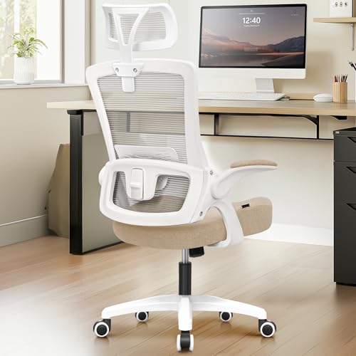 Black Ergonomic Mesh Office Chair with Lumbar Support U8129