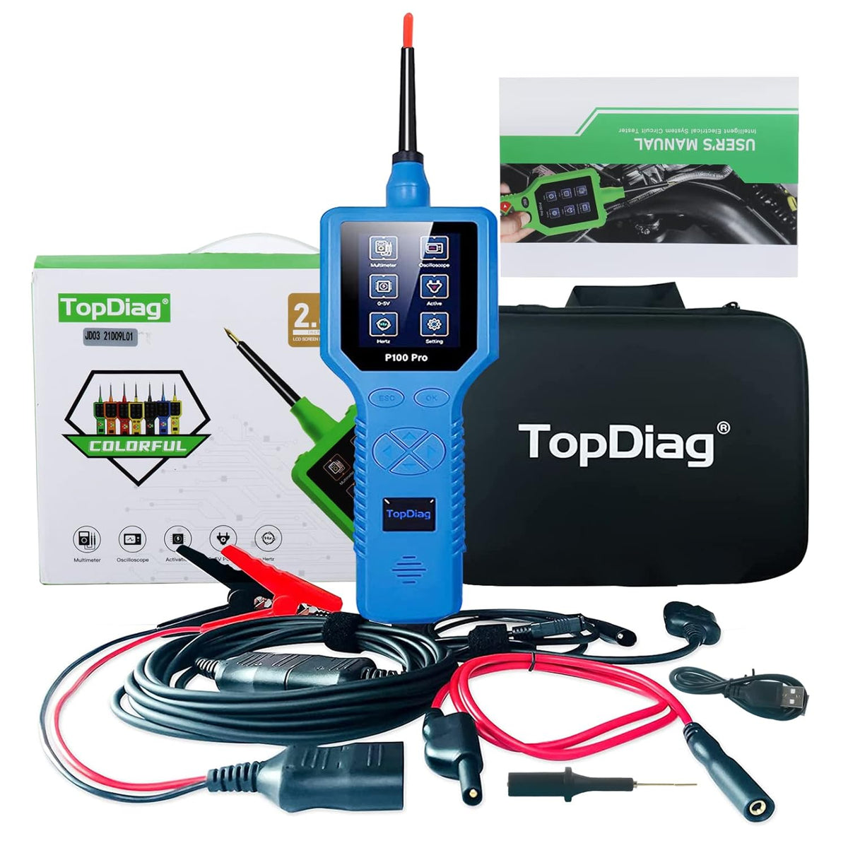 9v-30v Automotive Circuit Tester Multimeter Voltage Detector Power Circuit Probe Kit L521