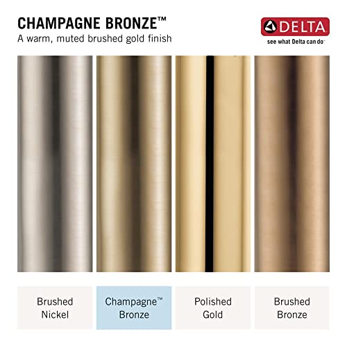 Brushed Gold Single Hole Bathroom Faucet with Push-Pop Drain B712925