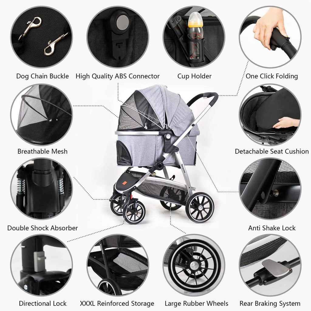 3 in 1 Pet Stroller B82627