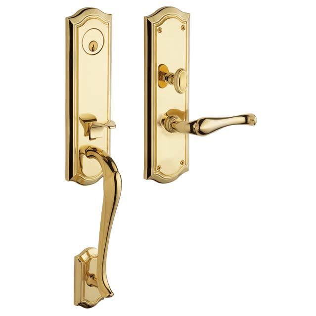 Oil Rubbed Bronze Left Hand Single Cylinder Mortise Entrance Handleset B327