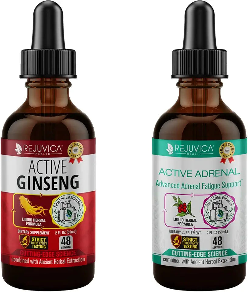 Ginseng Rhodiola Ashwagandha Holy Basil Bundle C783